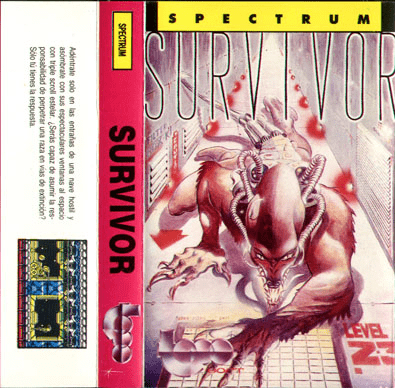 Survivor box art for ZX Spectrum